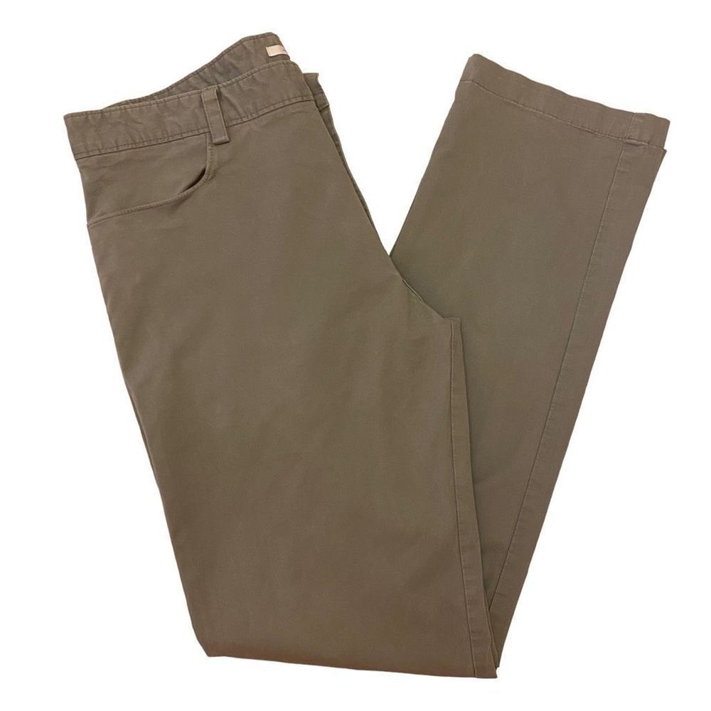 Calvin Klein Size 33X32 Gray Cotton Slim Fit Pants